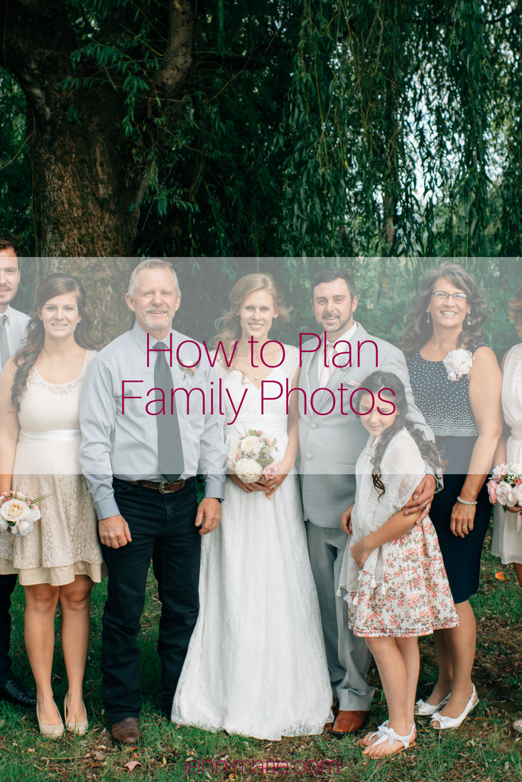 Planning Wedding Day Family Photos