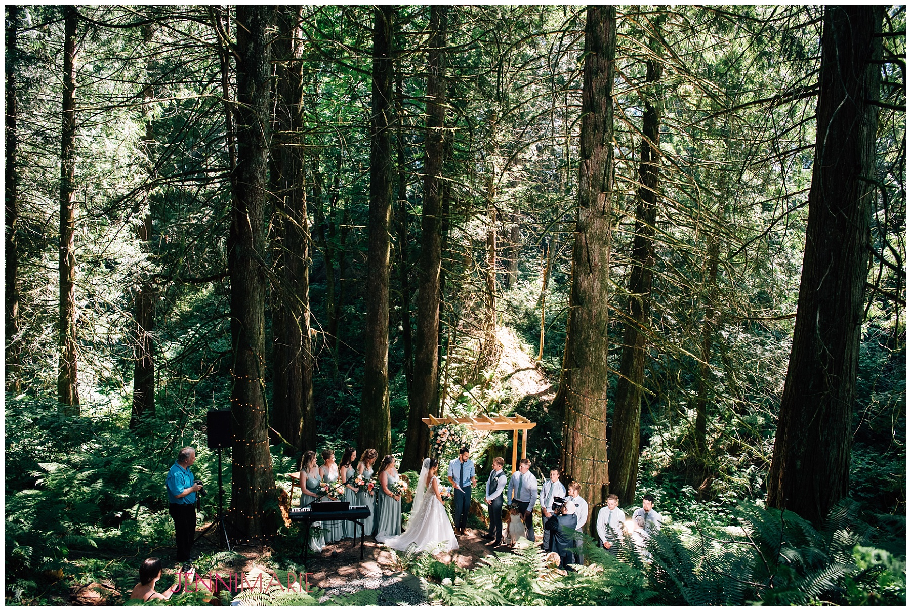 Heronsbridge Wedding in the Forest