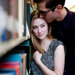 Engaged: John and Charli [In a Library]