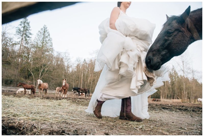 Maple Ridge Ranch Wedding Portraits - JenniMarie Photography