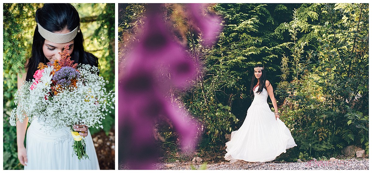 Sumas Mountain Bridal Portrait with House of Vienna